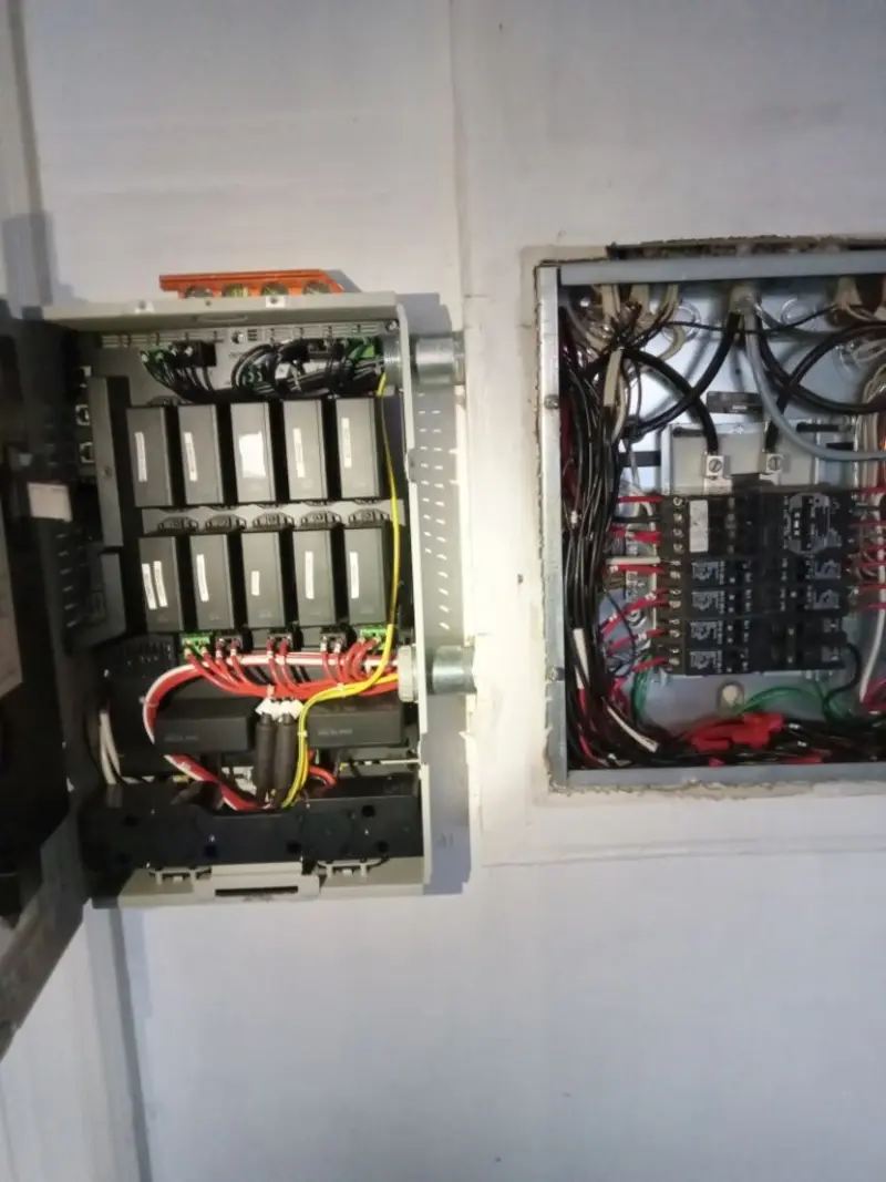 Electrical panel upgrade completed for Ring Doorbell Installation in Callaway